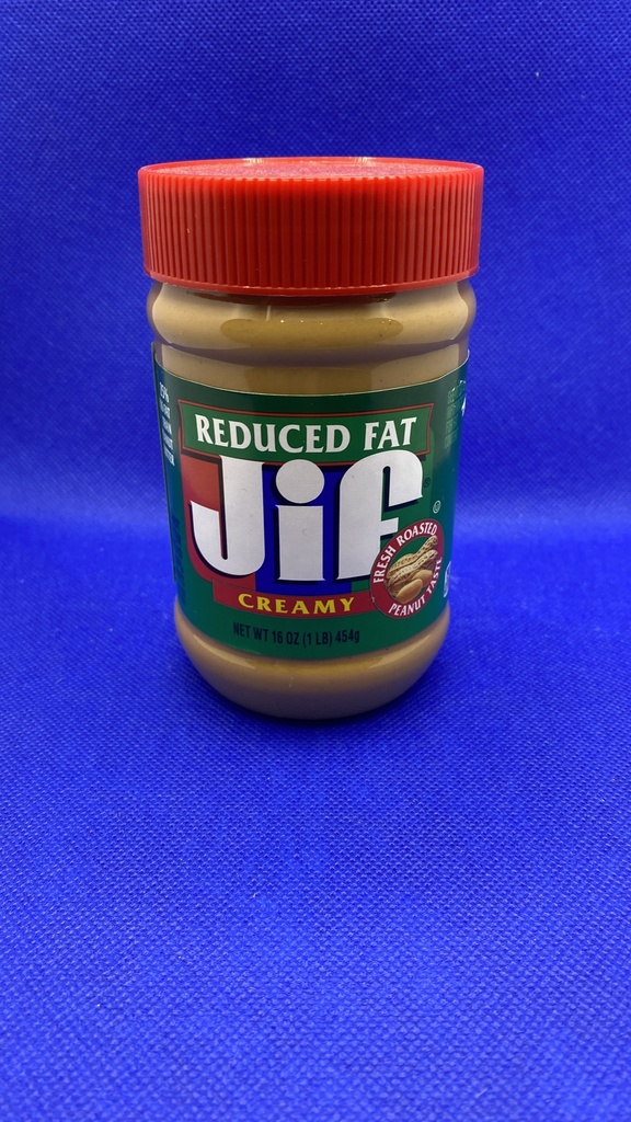 Peanut Butter Creamy Reduced Fat_Jif_bote_454_gr