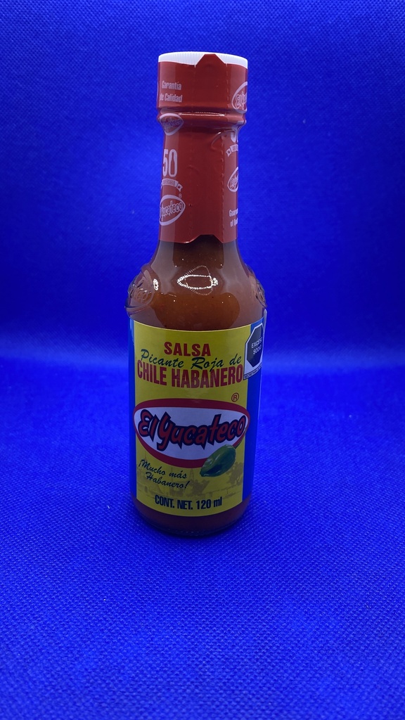 Salsa Habanera Roja Yucateco 120 ml