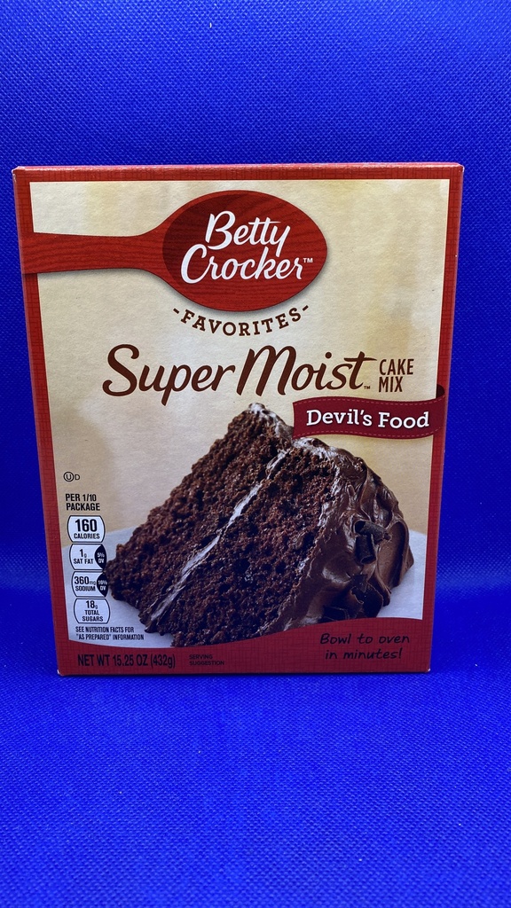 Super Moist Devil's Food Cake Mix Betty Crocker
