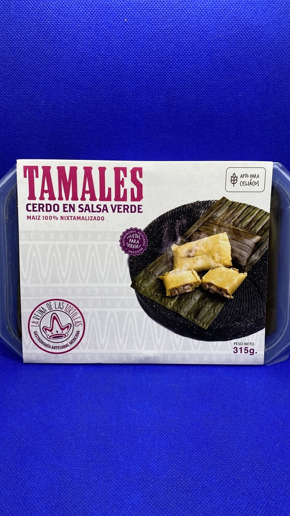 Tamales de Cerdo en Salsa Verde