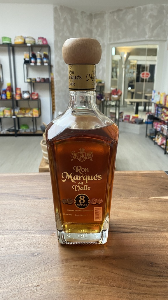 Ron Marques del Valle 8 años_botella_700_ml