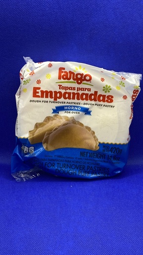 Tapas de Empanada para Horno_Fargo_Paquete_14_cms
