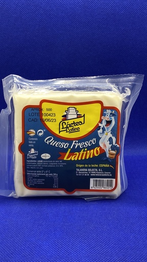Queso Fresco Latino 500 gr Talavera Selecta