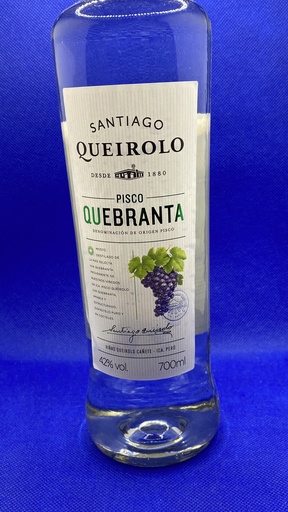 Pisco Quebranta_Santiago Queirolo_Botella_700_ml