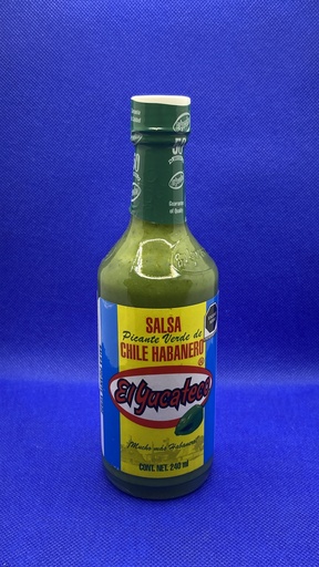 Salsa Habanera Verde Yucateco 240 ml