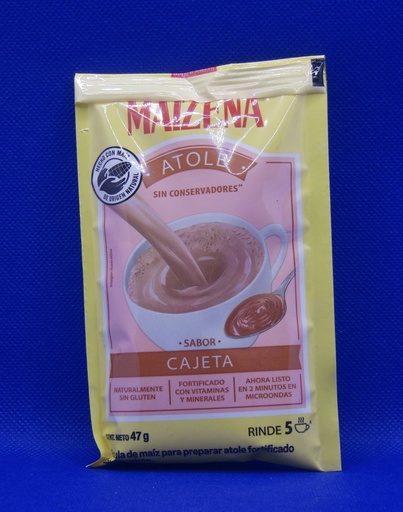 Atole Maizena Cajeta
