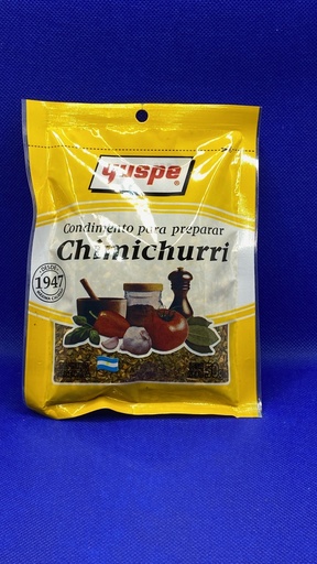 Condimento para preparar Chimichurri Yuspe