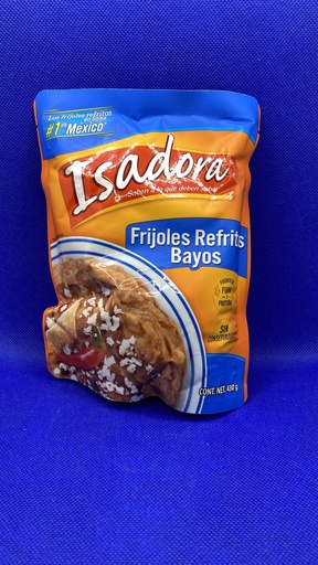 Frijoles Bayos Refritos Isadora 430 gr