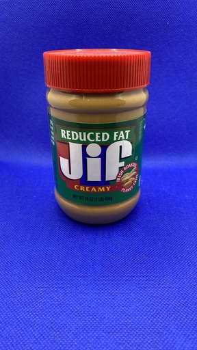Peanut Butter Creamy Reduced Fat_Jif_bote_454_gr