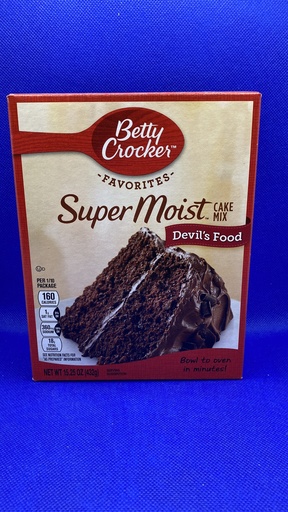 Super Moist Devil's Food Cake Mix Betty Crocker