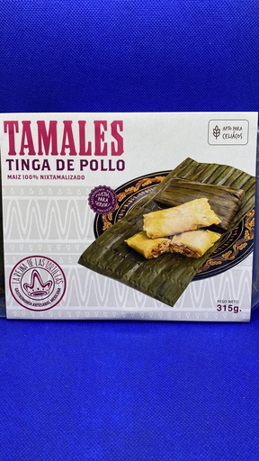 Tamales de Tinga de Pollo
