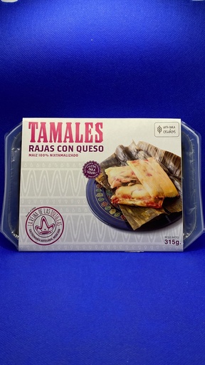 Tamales de Rajas con Queso